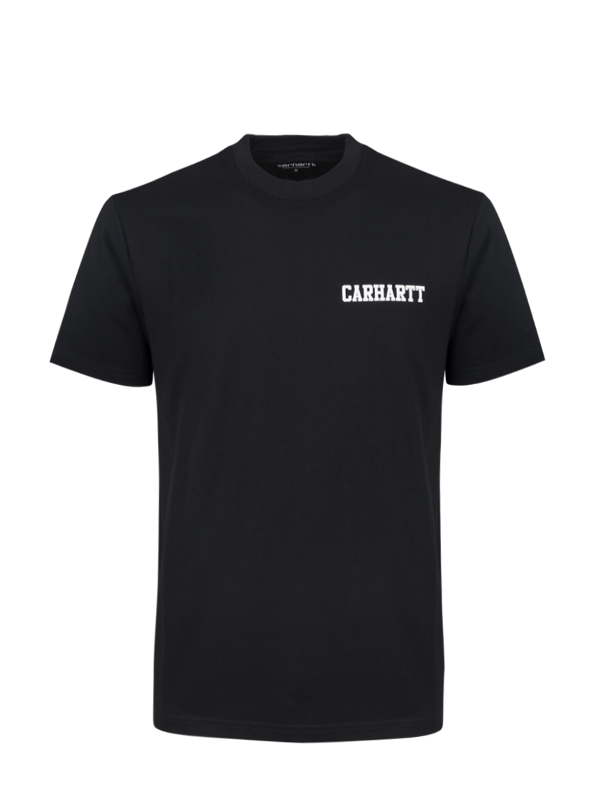 CARHARTT S/S COLLEGE T-SHIRT BASIC BLACK WHITE