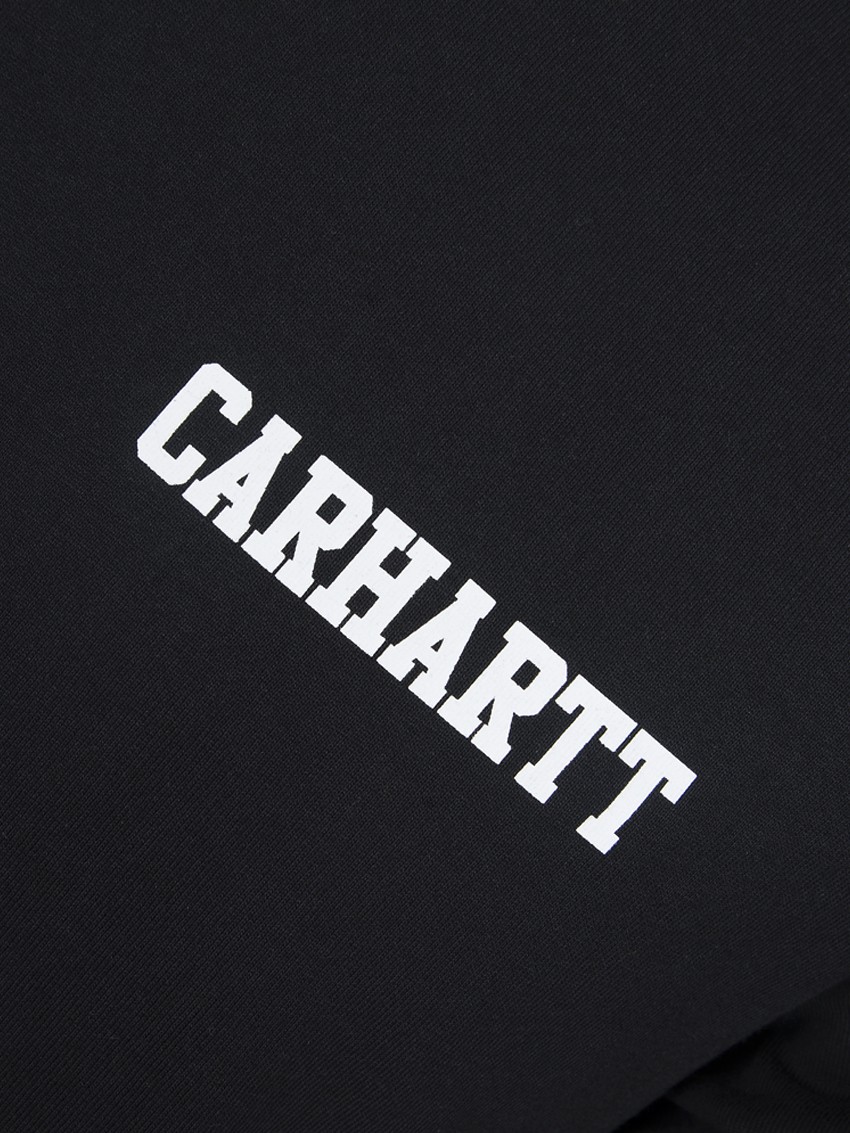 CARHARTT S/S COLLEGE T-SHIRT BASIC BLACK WHITE