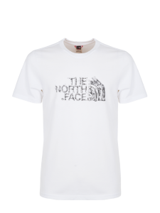 THE NORTH FACE FLASH TEE WHITE BLACK