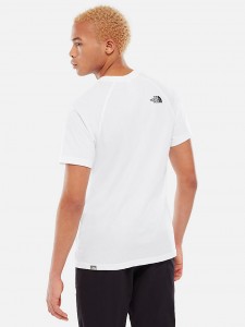 THE NORTH FACE RAG RED BOX TEE WHITE